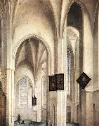 Pieter Jansz Saenredam Interior of the St Jacob Church in Utrecht Spain oil painting artist